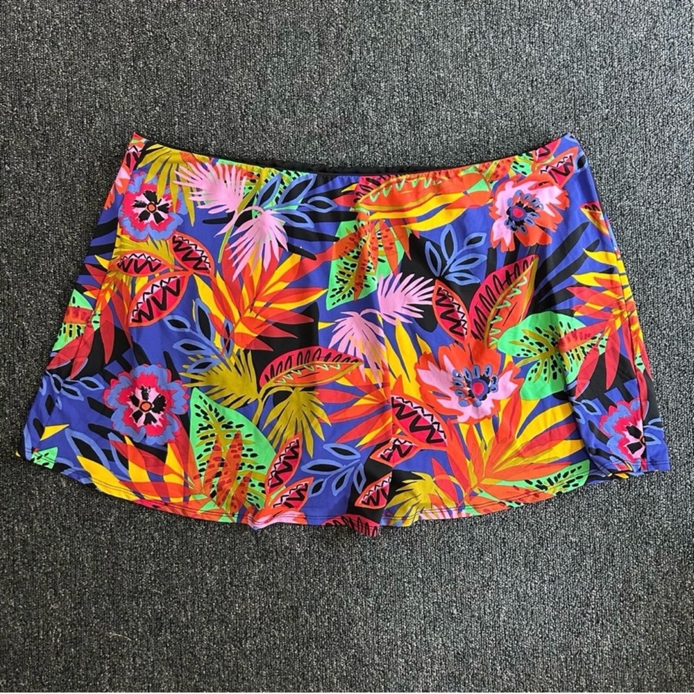 Bleu by Rod Beattie Women’s Night Safari Skirted Swim Bottoms Size 20W - Picture 8 of 14